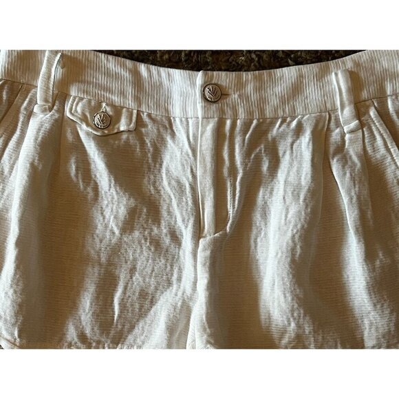 Rag and Bone White Linen Lined Shorts Size‎ 2 - Picture 2 of 7